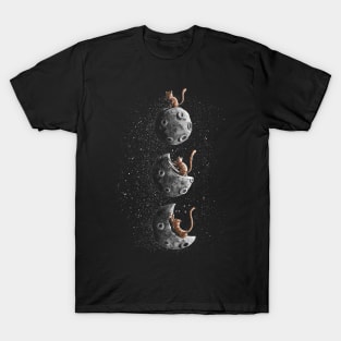 Scratching moon T-Shirt